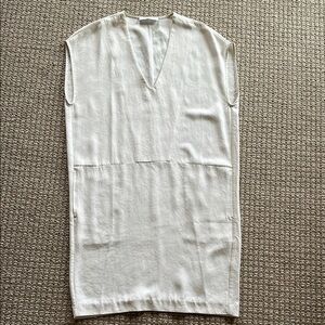 Everlane Cream Sleeveless Dress